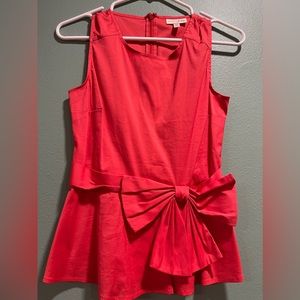 Top beautiful color orange with zipper on the side